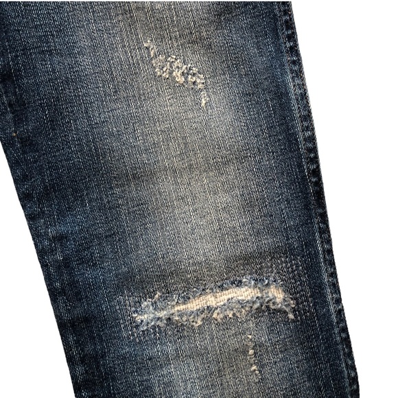 NWT Madewell 9" Mid-Rise Skinny Jeans in York Wash: Rip&Repair Edition Size 23 - Picture 5 of 11